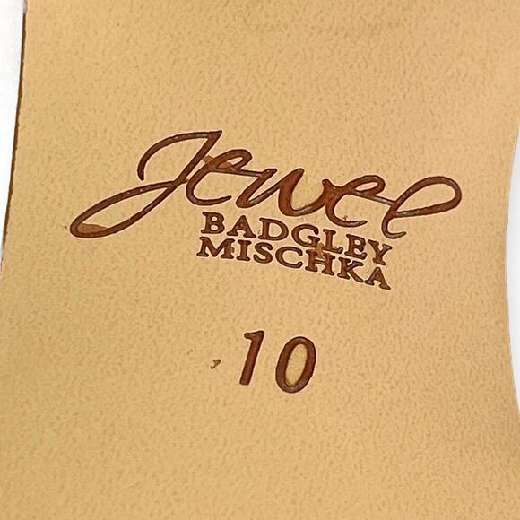 Jewel Badgley Mischka Rhonda Satin Knotted Stiletto Heels Sandals Size 10 NEW - Picture 13 of 13